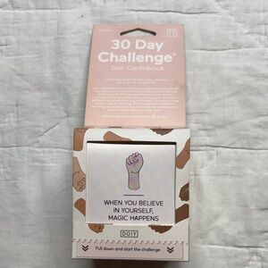 DOIY 30-Day Self-Confidence Challenge Box Daily Activity Cards Mindful Gift NWT